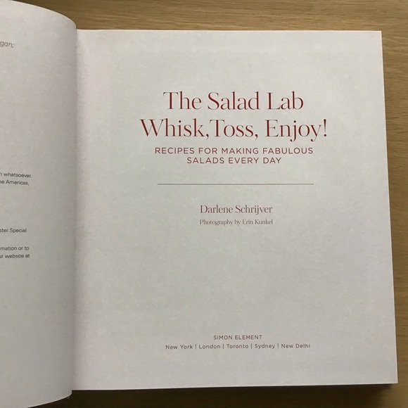 The Salad Lab by Darlene Schrijver Whisk, Toss, Enjoy! Hardcover - Picture 5 of 12